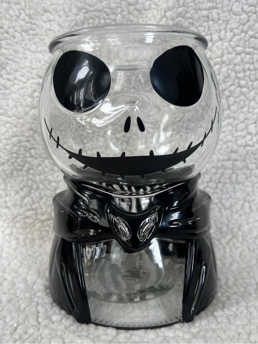Tim Burtons The Nightmare Before Christmas Glass Candy Jar Jack Skellington 2023